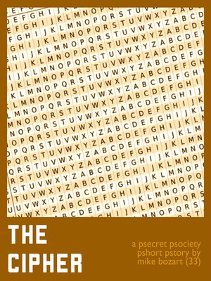 cover image of The Cipher